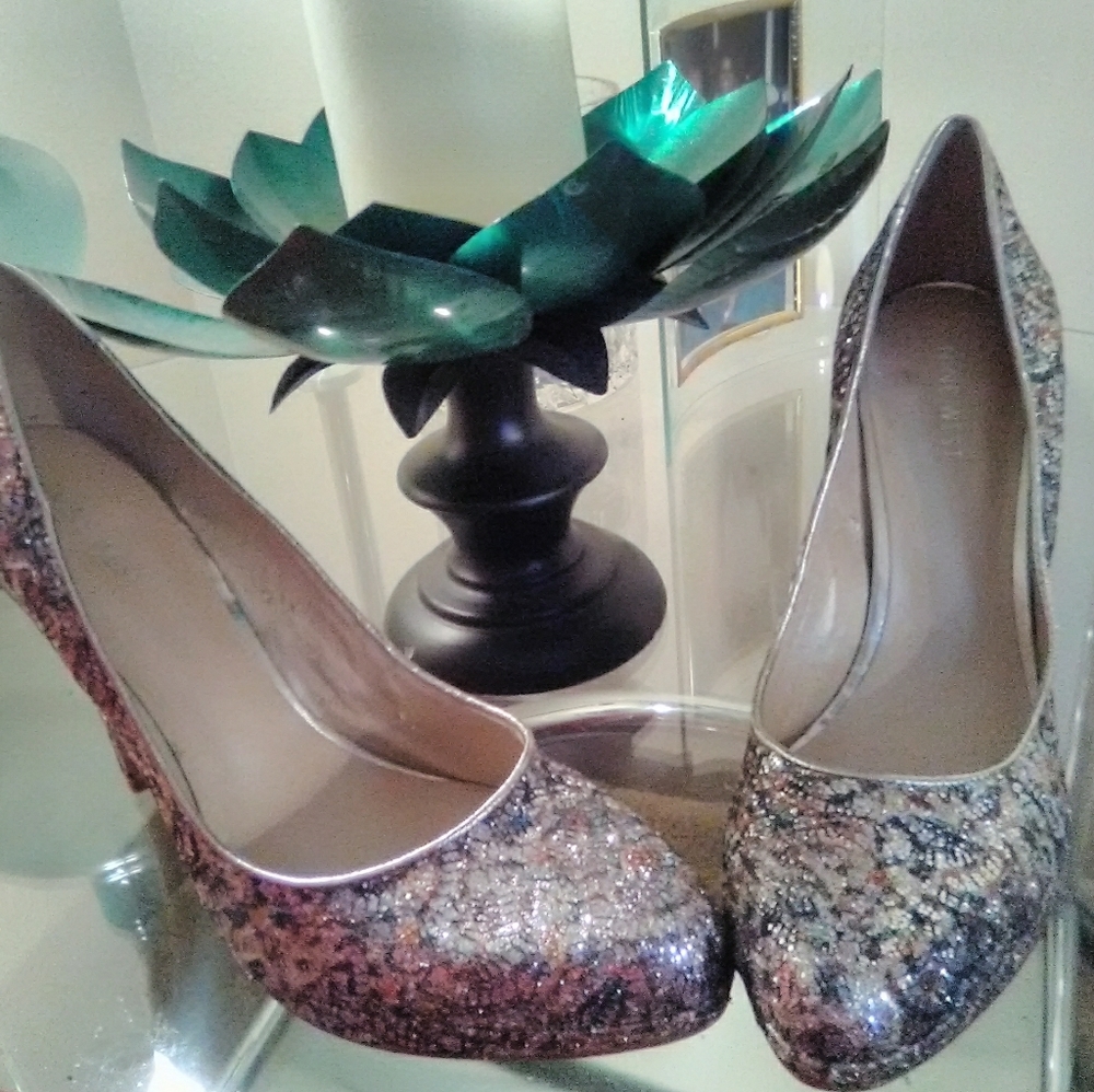 Sequin High Heel Shoes